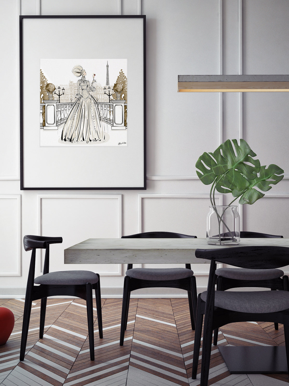Paris Fashion Week Haute Couture - Illustration - Limited Edition Print - Tiffany La Belle