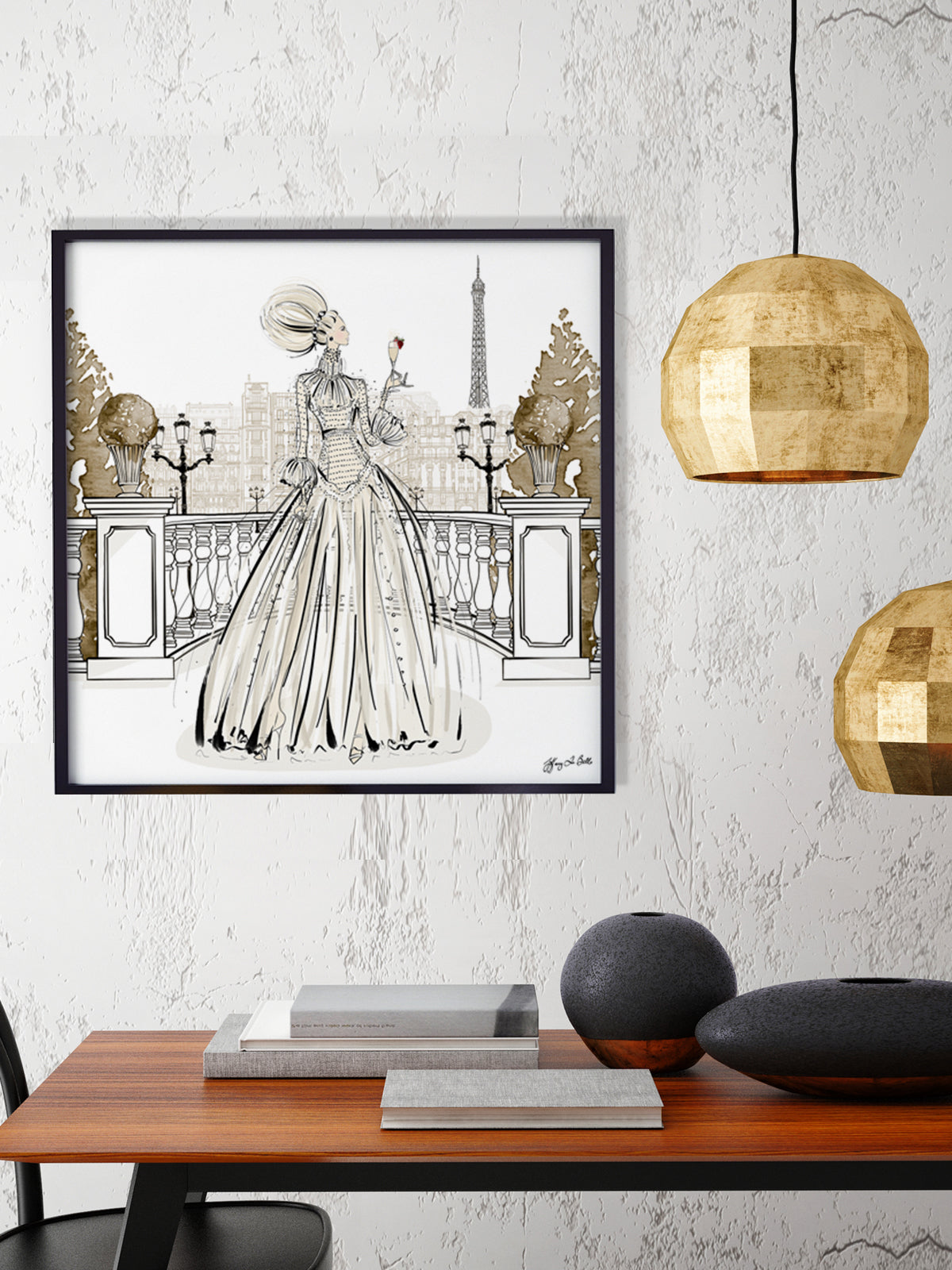 Paris Fashion Week Haute Couture - Illustration - Limited Edition Print - Tiffany La Belle