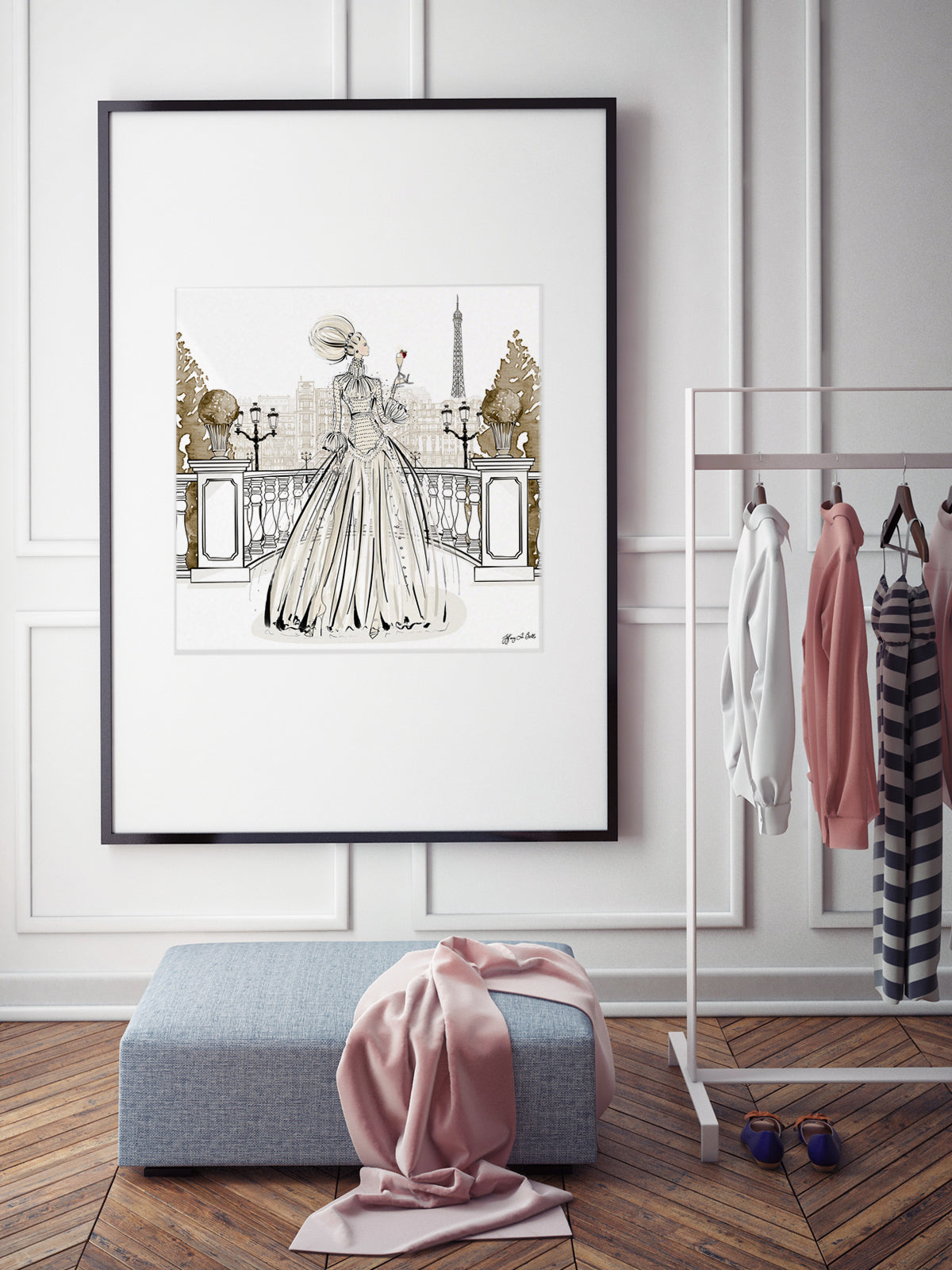 Paris Fashion Week Haute Couture - Illustration - Limited Edition Print - Tiffany La Belle