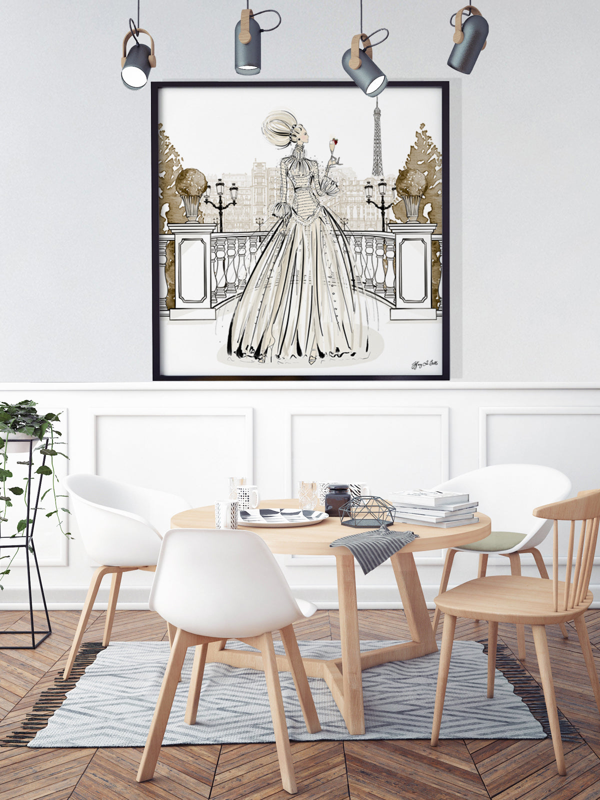 Paris Fashion Week Haute Couture - Illustration - Limited Edition Print - Tiffany La Belle