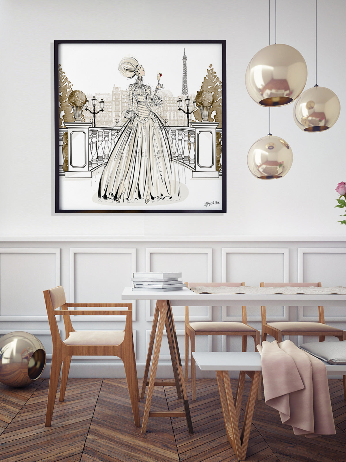 Paris Fashion Week Haute Couture - Illustration - Limited Edition Print - Tiffany La Belle