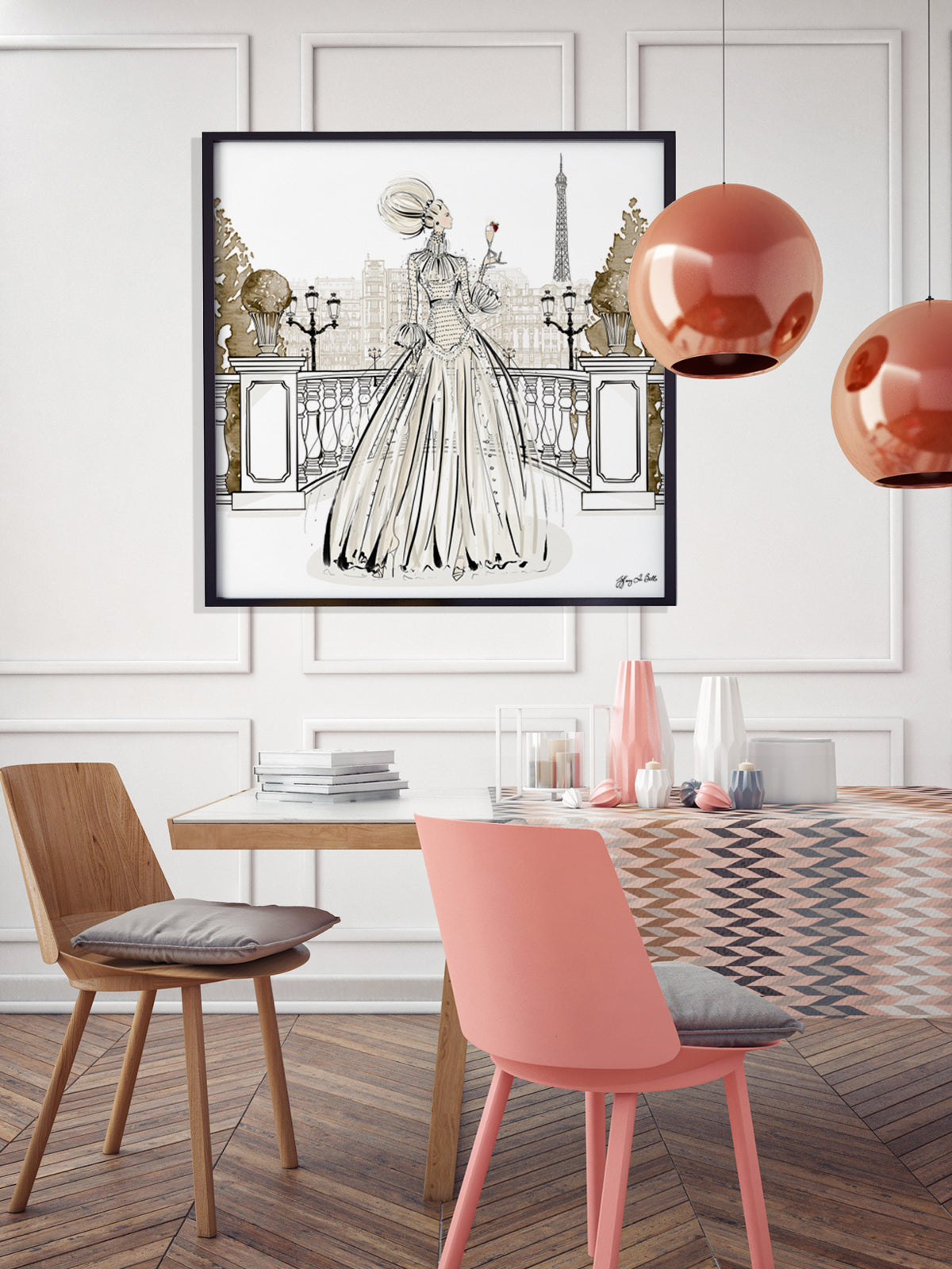 Paris Fashion Week Haute Couture - Illustration - Limited Edition Print - Tiffany La Belle