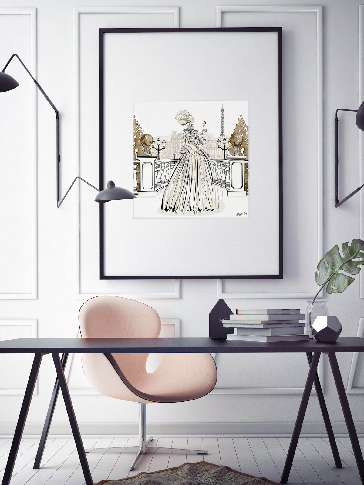 Paris Fashion Week Haute Couture - Illustration - Limited Edition Print - Tiffany La Belle