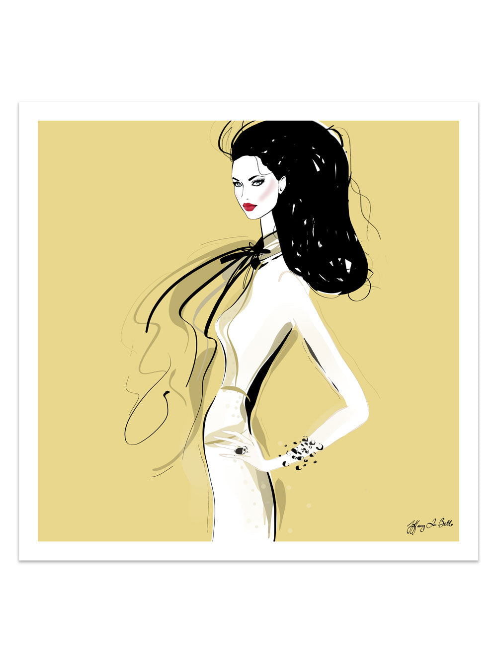 She's All Style - Illustration - Limited Edition Print - Tiffany La Belle