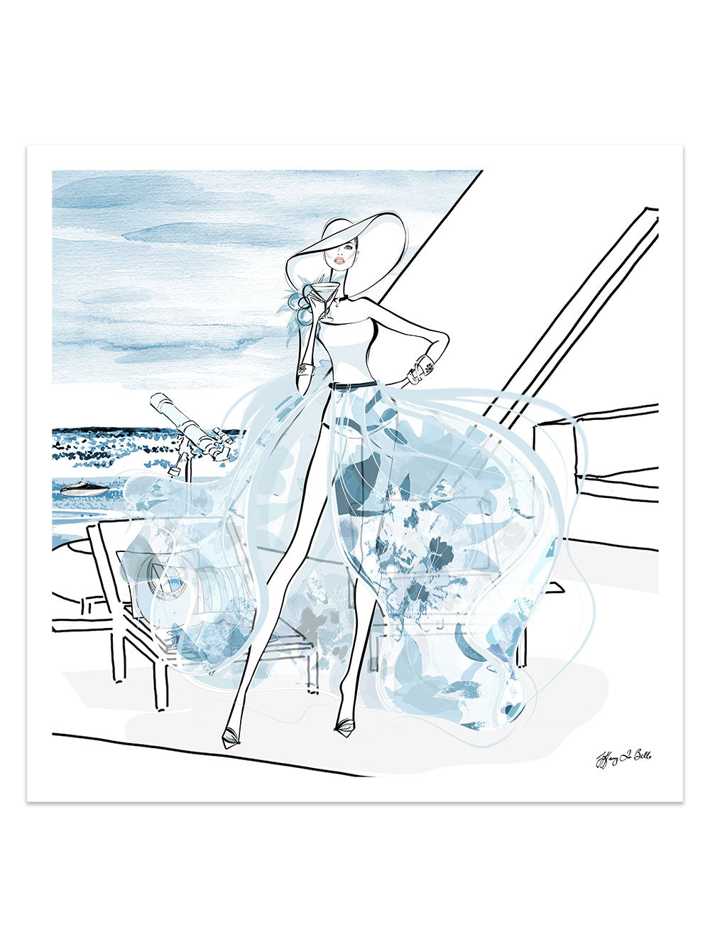 Summer is Coming - Illustration - Limited Edition Print - Tiffany La Belle