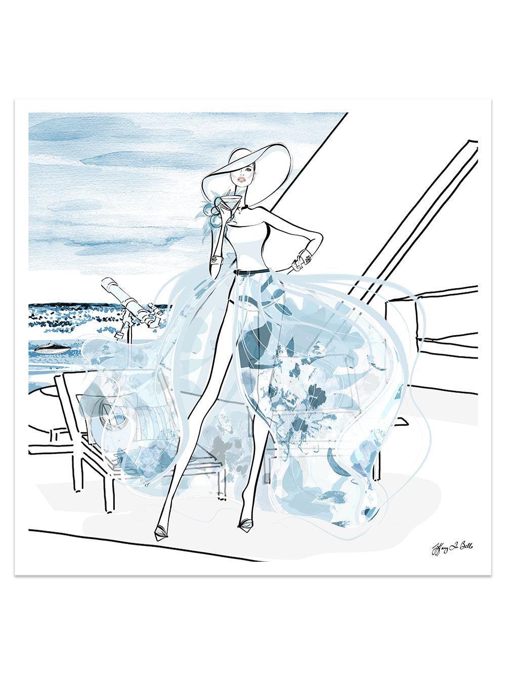 Summer is Coming - Illustration - Limited Edition Print - Tiffany La Belle