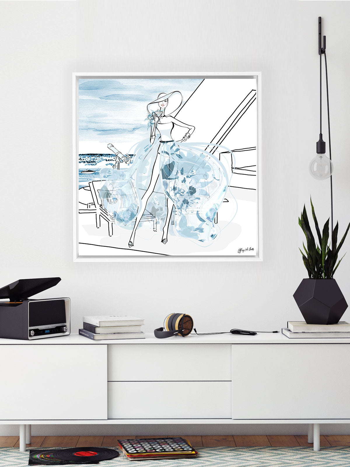 Summer is Coming - Illustration - Canvas Gallery Print - Unframed or Framed - Tiffany La Belle
