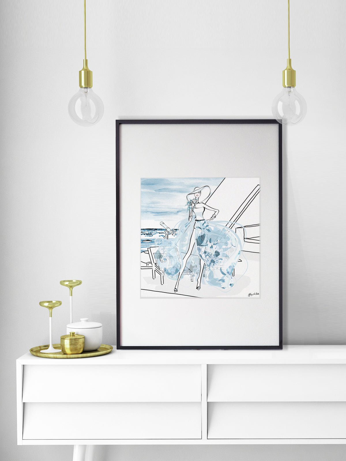 Summer is Coming - Illustration - Limited Edition Print - Tiffany La Belle