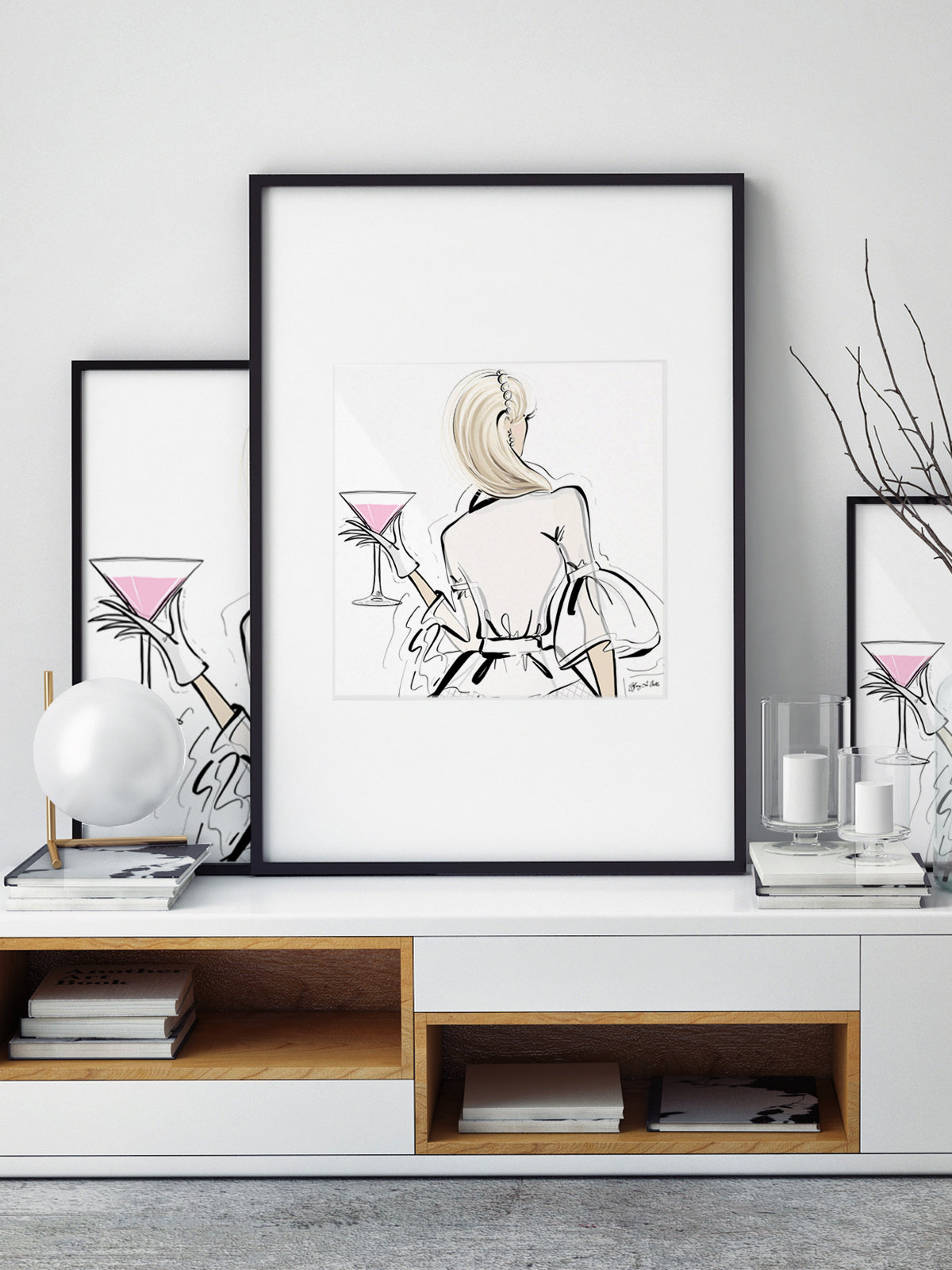 Dior Cocktails - Illustration - Limited Edition Print - Tiffany La Belle