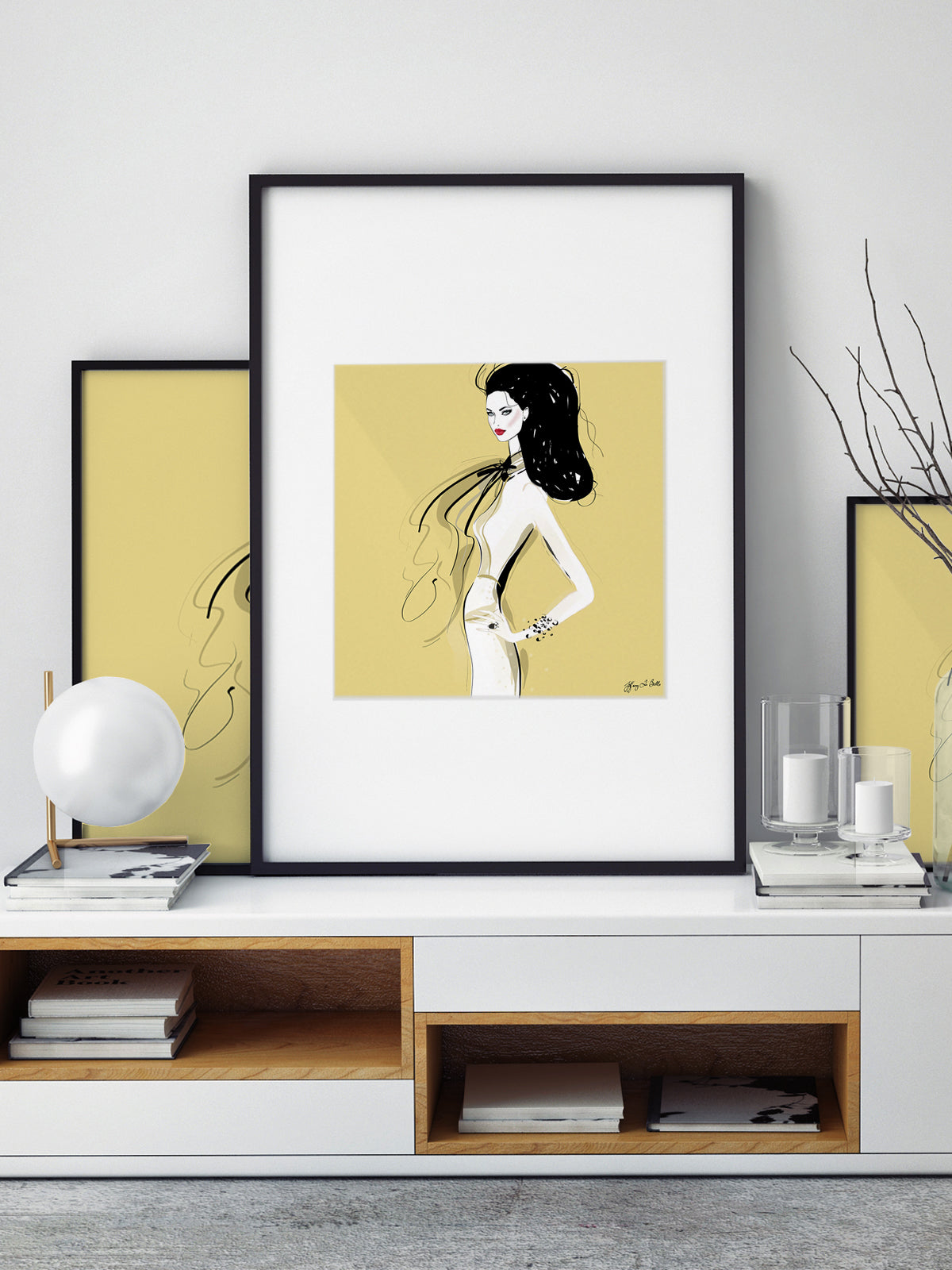 She's All Style - Illustration - Limited Edition Print - Tiffany La Belle