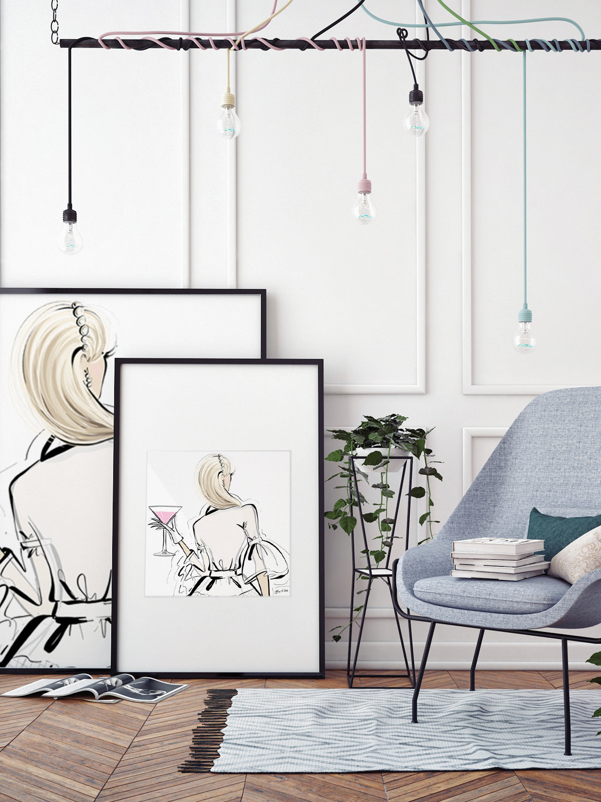 Dior Cocktails - Illustration - Limited Edition Print - Tiffany La Belle