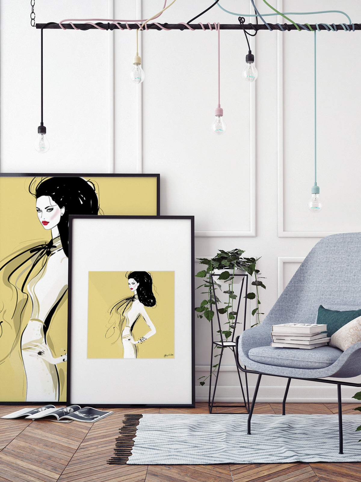 She's All Style - Illustration - Limited Edition Print - Tiffany La Belle