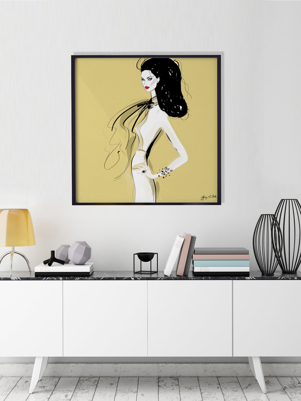 She's All Style - Illustration - Limited Edition Print - Tiffany La Belle