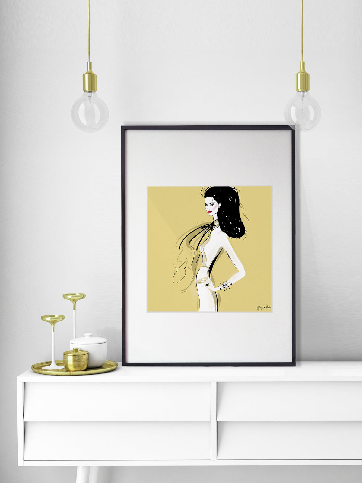 She's All Style - Illustration - Limited Edition Print - Tiffany La Belle