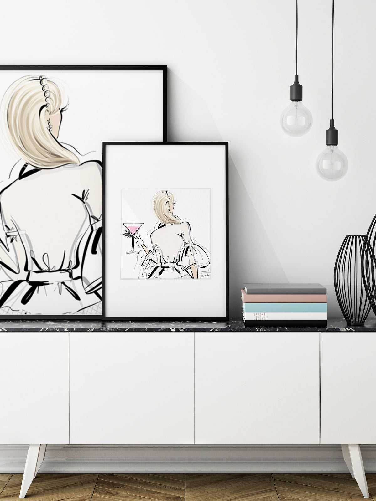 Dior Cocktails - Illustration - Limited Edition Print - Tiffany La Belle
