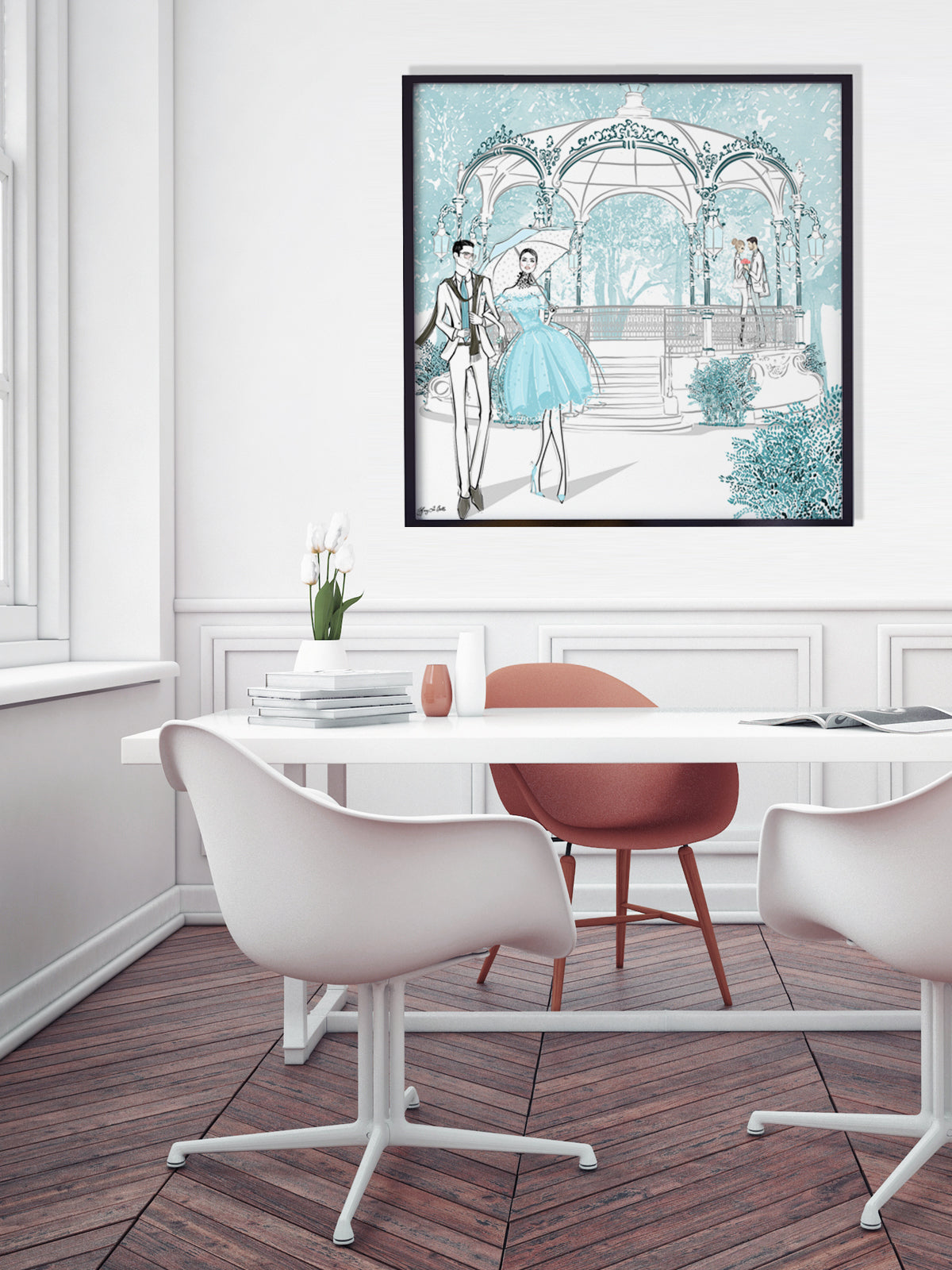 Young Lovers - Illustration - Limited Edition Print - Tiffany La Belle