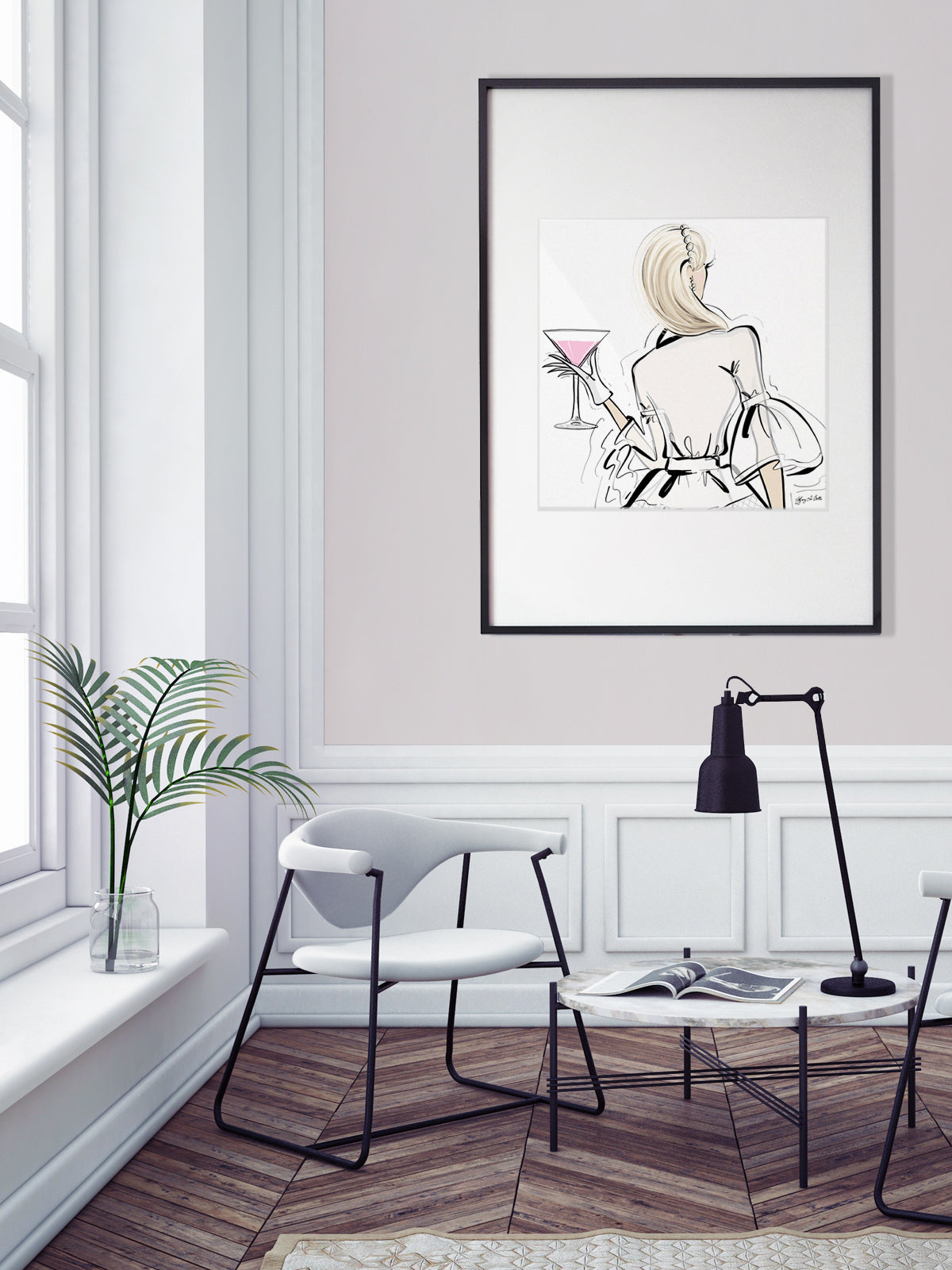 Dior Cocktails - Illustration - Limited Edition Print - Tiffany La Belle