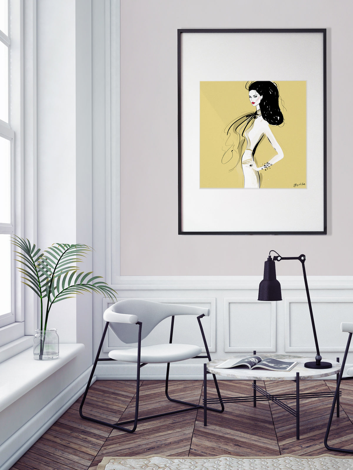 She's All Style - Illustration - Limited Edition Print - Tiffany La Belle