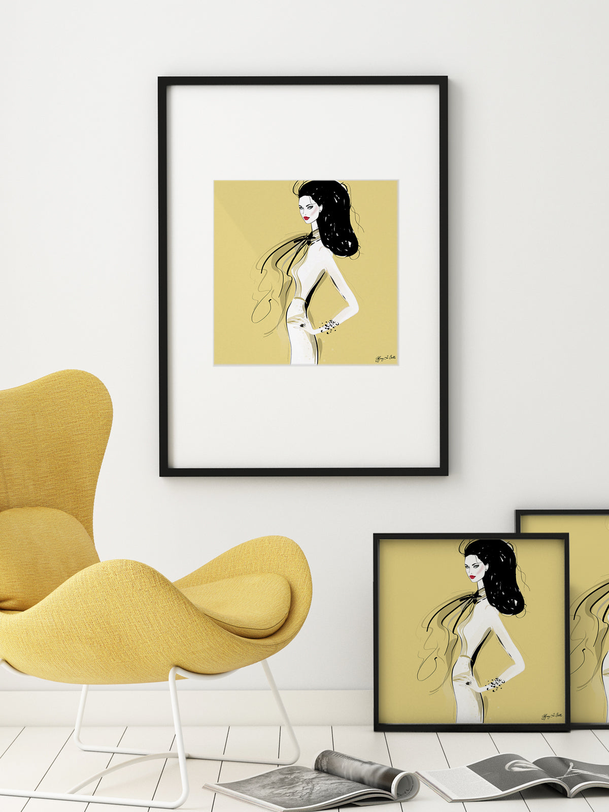 She's All Style - Illustration - Limited Edition Print - Tiffany La Belle