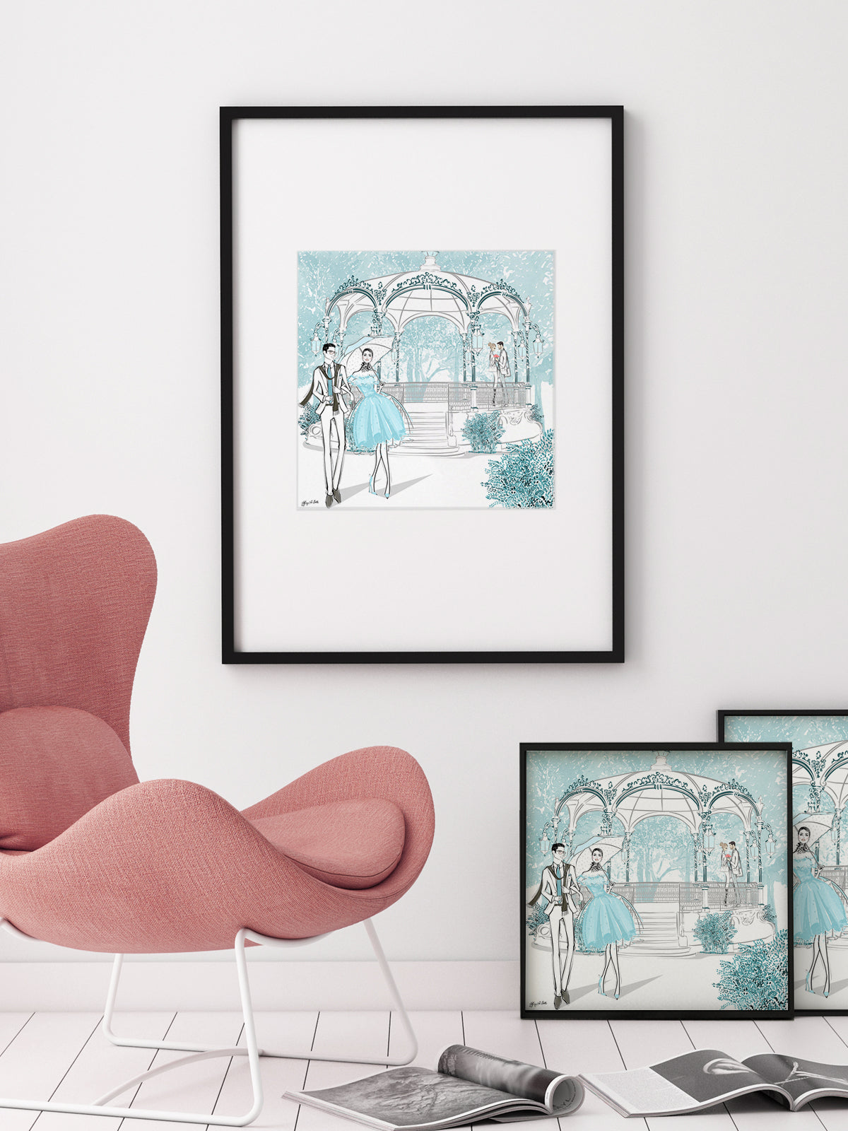 Young Lovers - Illustration - Limited Edition Print - Tiffany La Belle