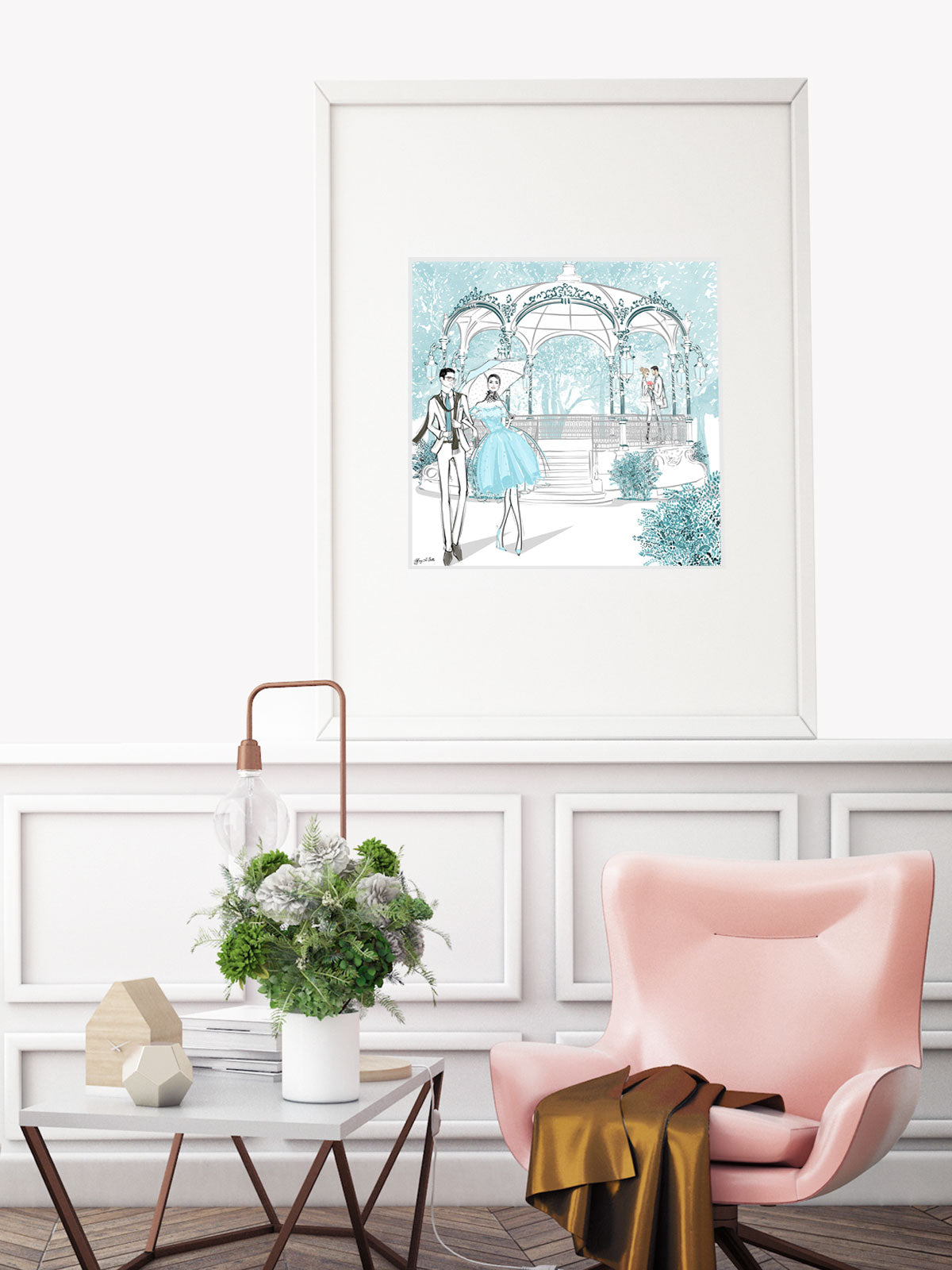 Young Lovers - Illustration - Limited Edition Print - Tiffany La Belle