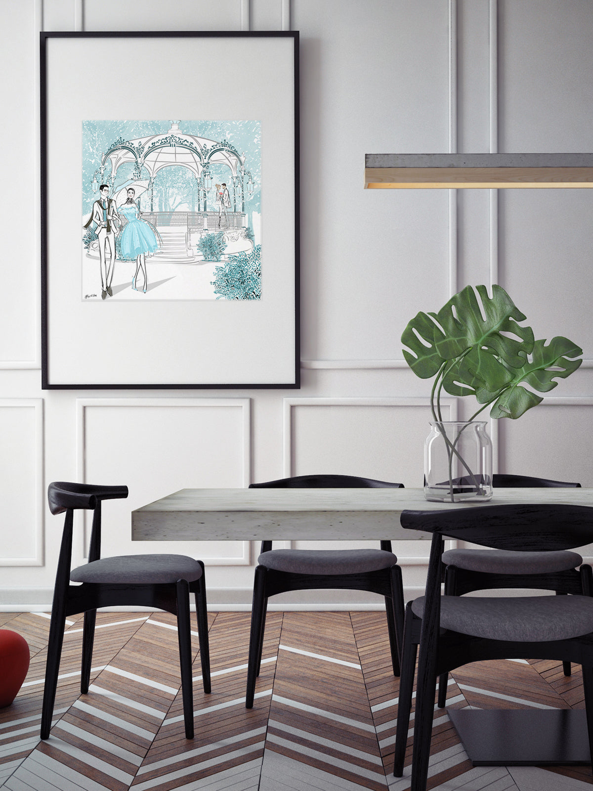 Young Lovers - Illustration - Limited Edition Print - Tiffany La Belle