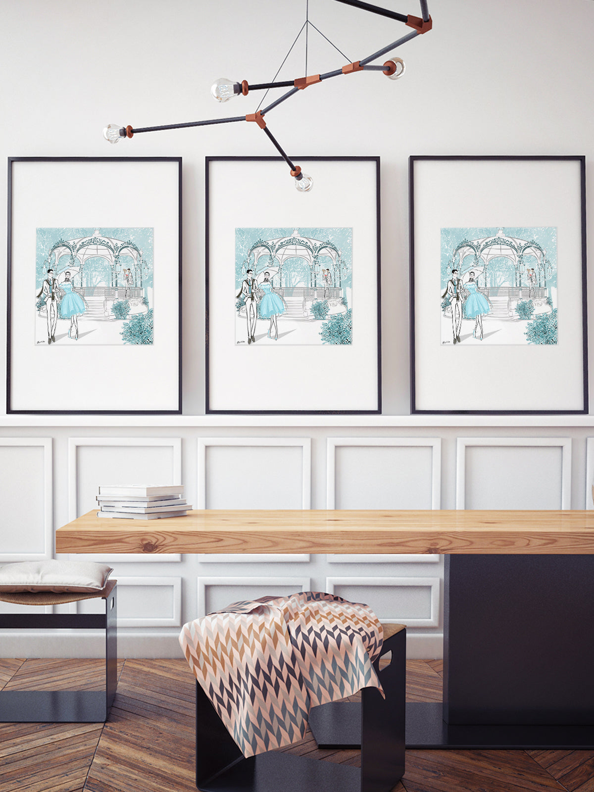 Young Lovers - Illustration - Limited Edition Print - Tiffany La Belle
