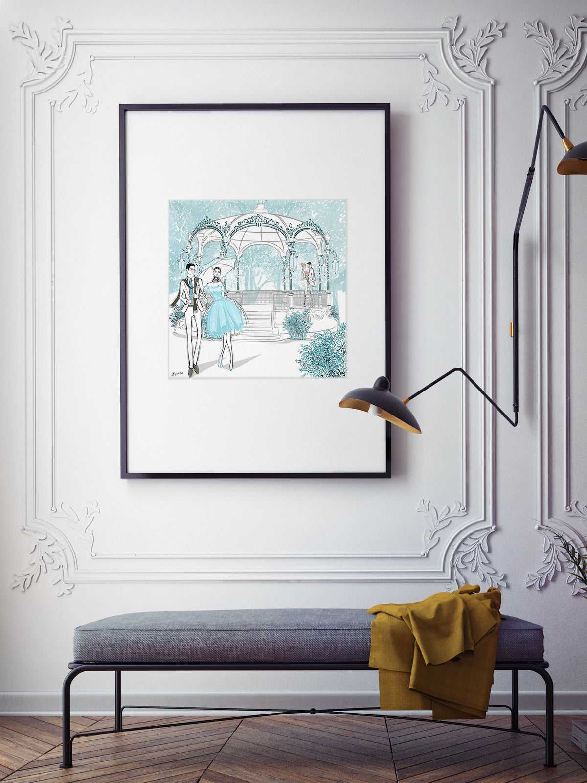 Young Lovers - Illustration - Limited Edition Print - Tiffany La Belle