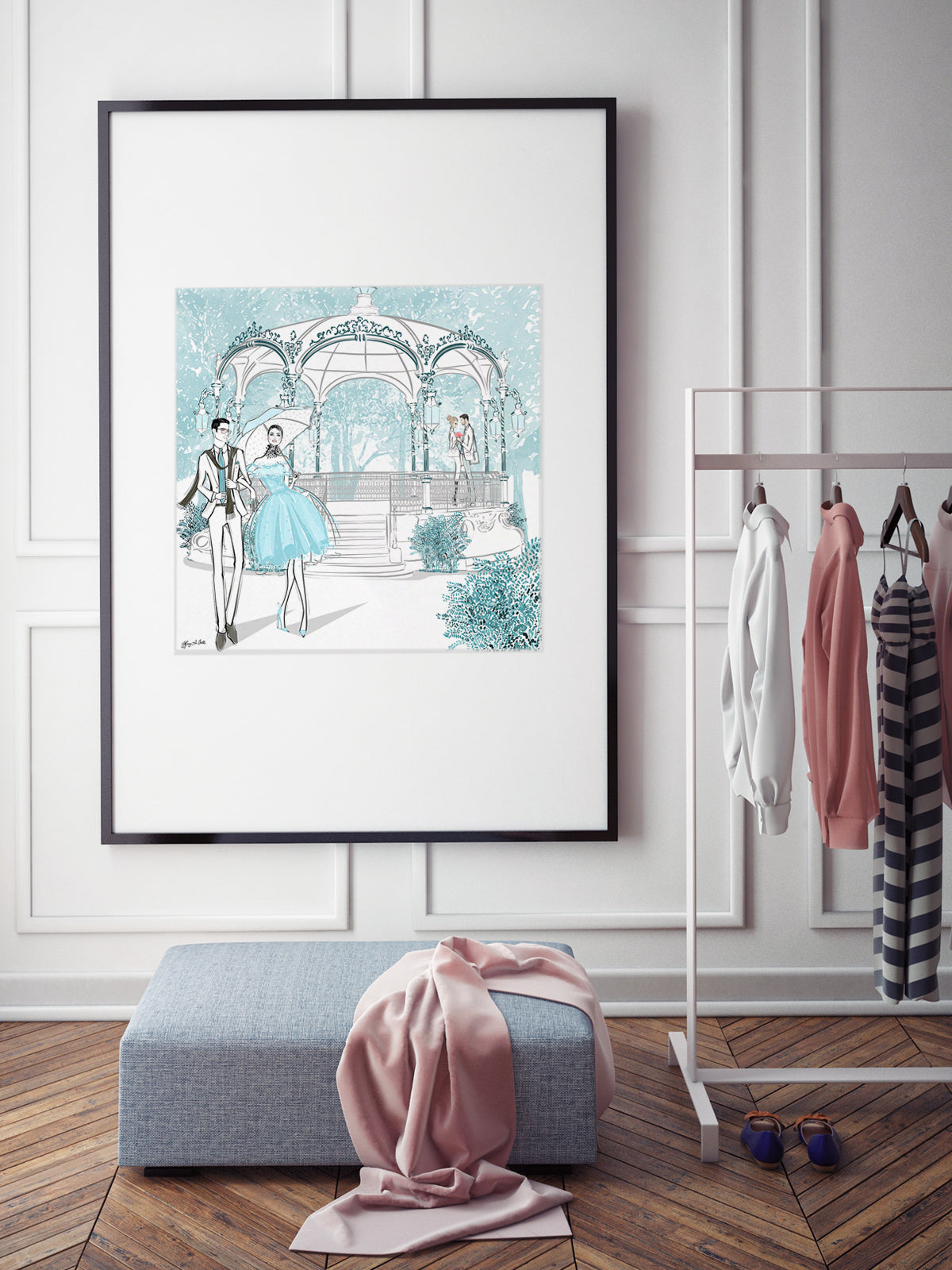 Young Lovers - Illustration - Limited Edition Print - Tiffany La Belle