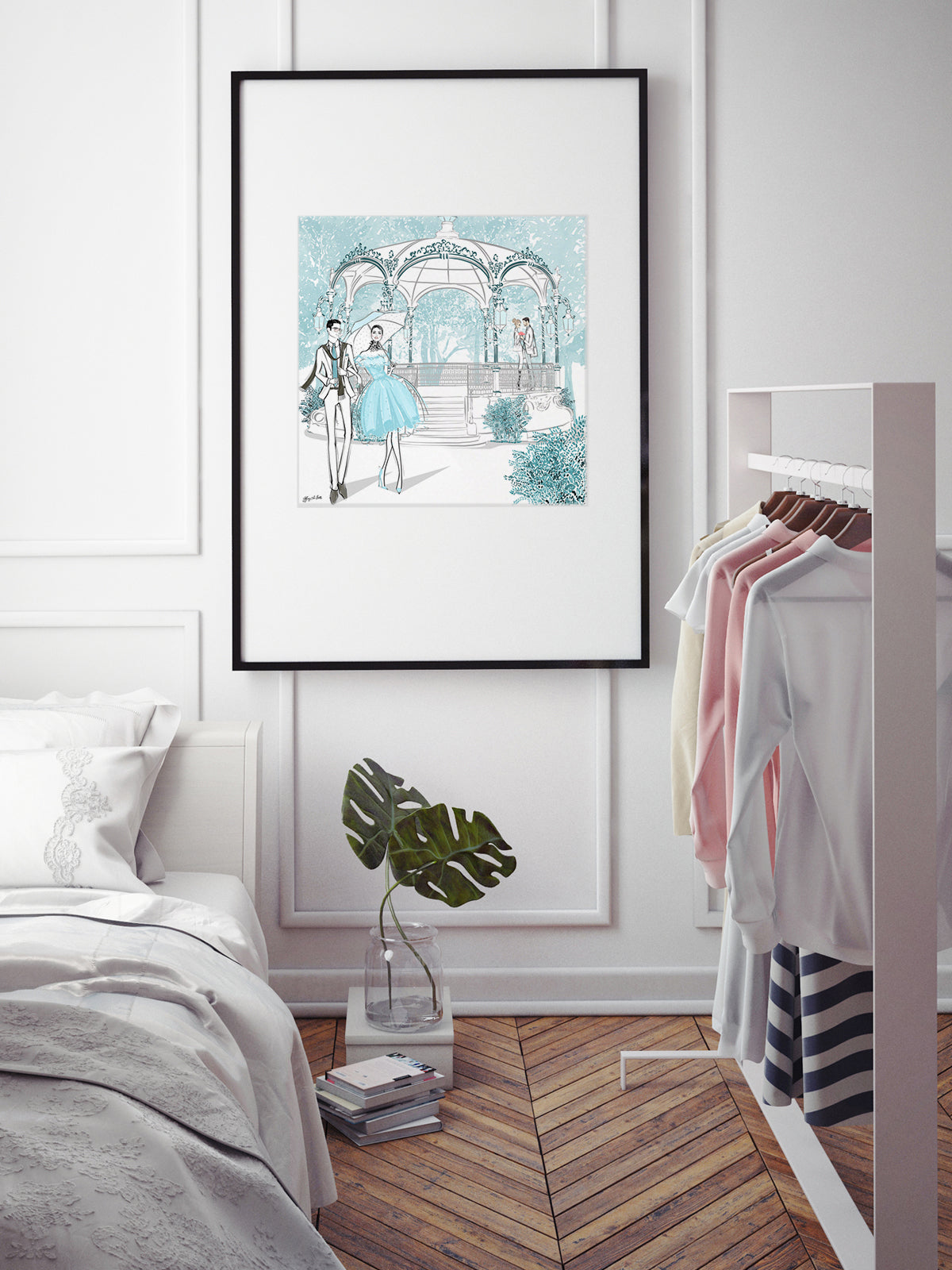 Young Lovers - Illustration - Limited Edition Print - Tiffany La Belle