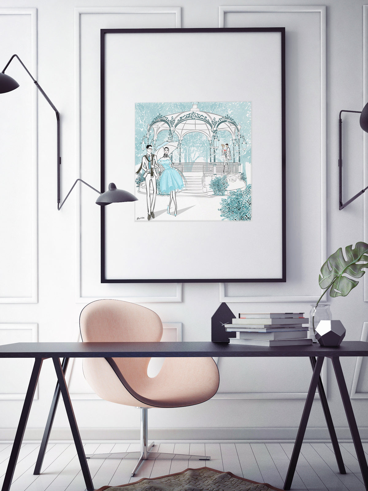 Young Lovers - Illustration - Limited Edition Print - Tiffany La Belle