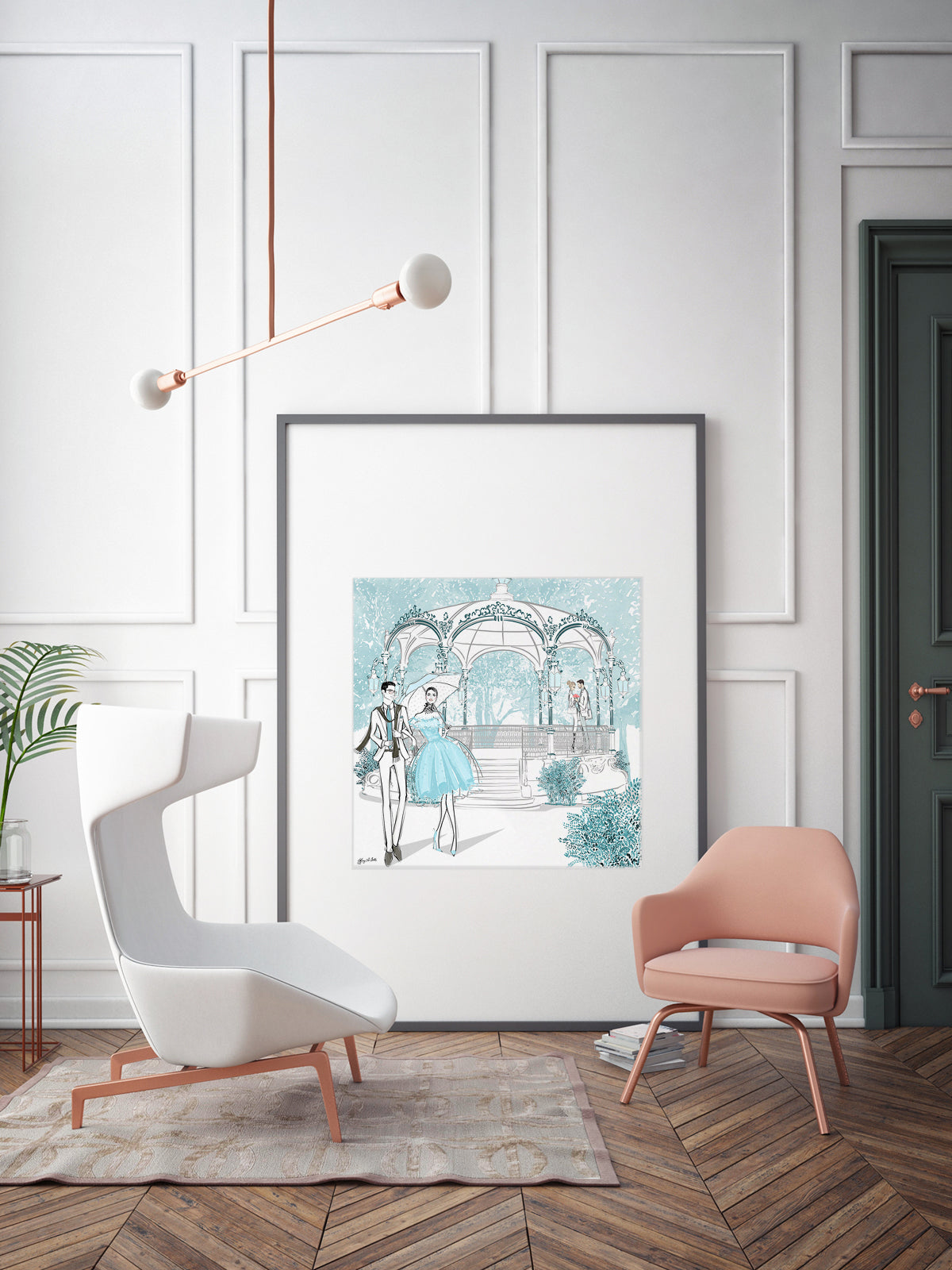 Young Lovers - Illustration - Limited Edition Print - Tiffany La Belle