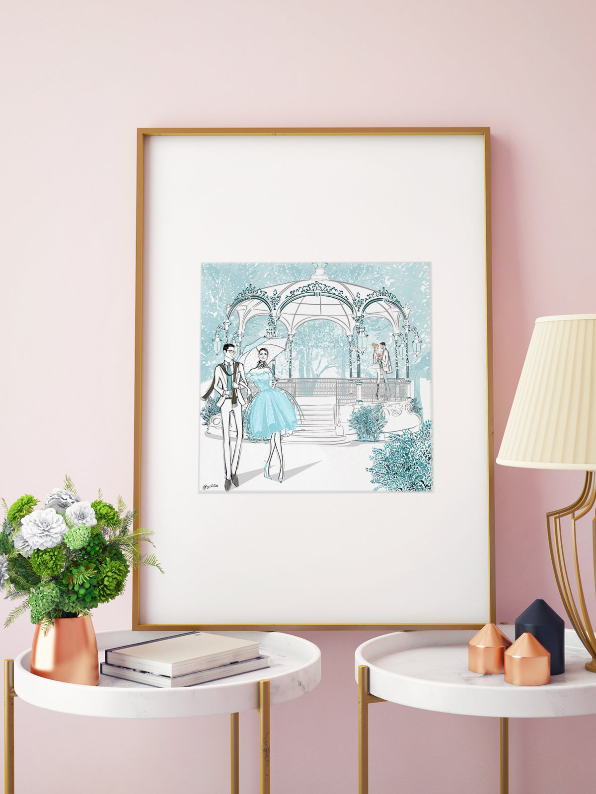 Young Lovers - Illustration - Limited Edition Print - Tiffany La Belle