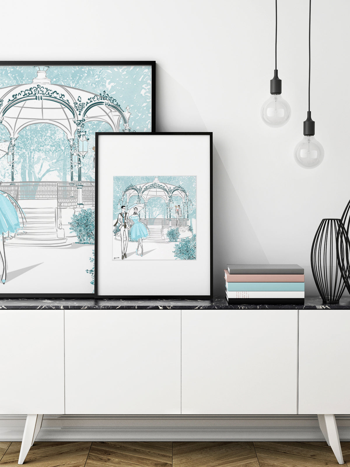 Young Lovers - Illustration - Limited Edition Print - Tiffany La Belle