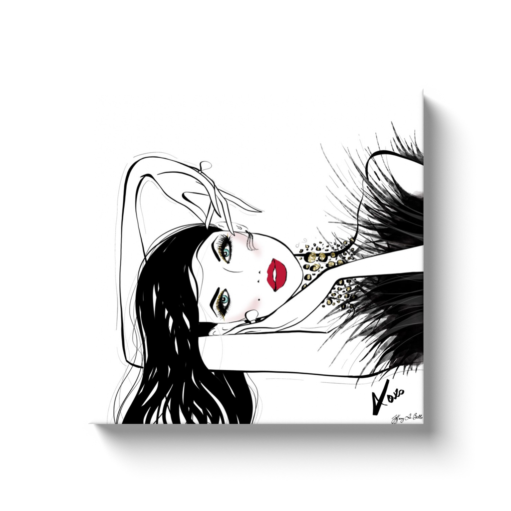 A Peaceful Moment - Illustration - Canvas Gallery Print - Unframed or Framed - Tiffany La Belle