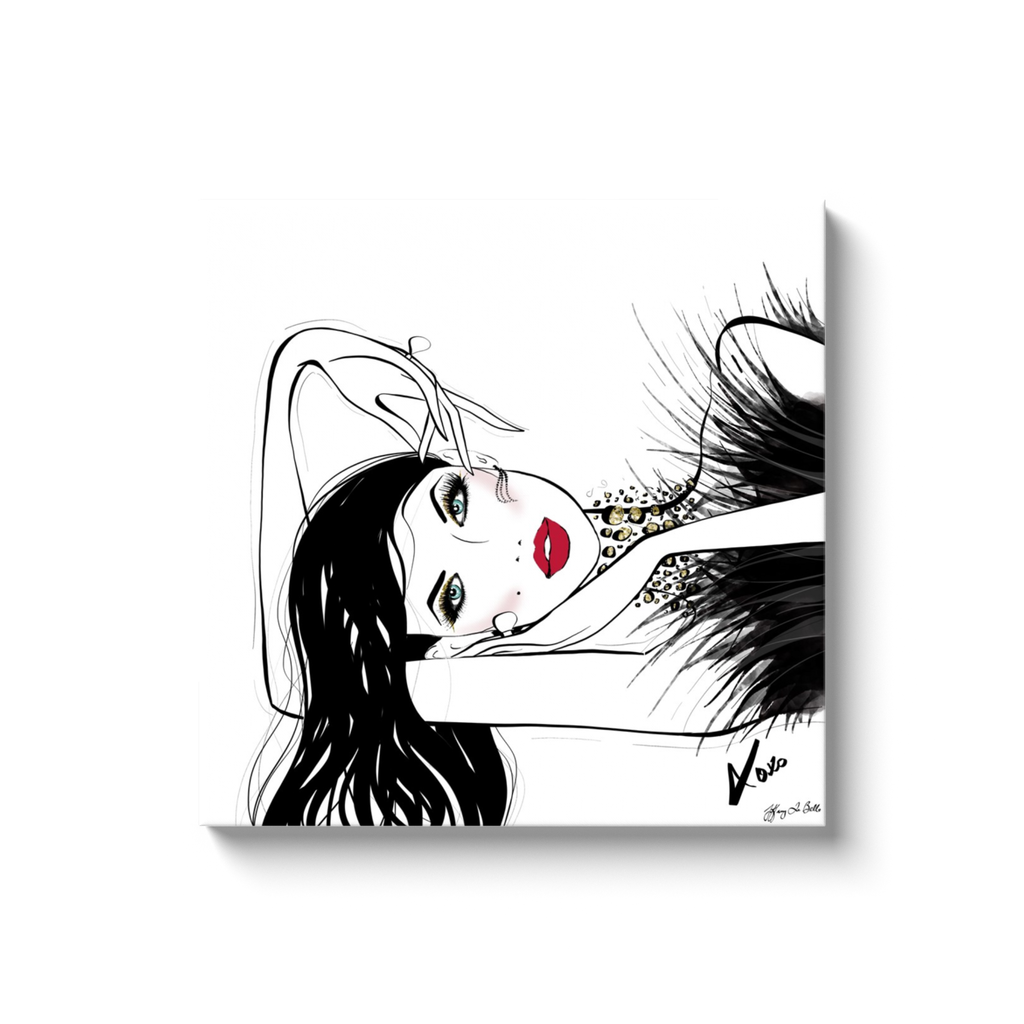 A Peaceful Moment - Illustration - Canvas Gallery Print - Unframed or Framed - Tiffany La Belle