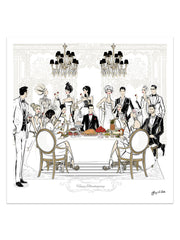 Happy Thanksgiving - Illustration - Limited Edition Print - Tiffany La Belle