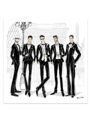 Mens Fashion Week - Illustration - Limited Edition Print - Tiffany La Belle