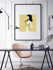 She's All Style - Illustration - Limited Edition Print - Tiffany La Belle